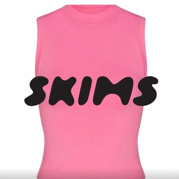 SKIMS Tops - SKIMS Hot Pink Tank, Size Large